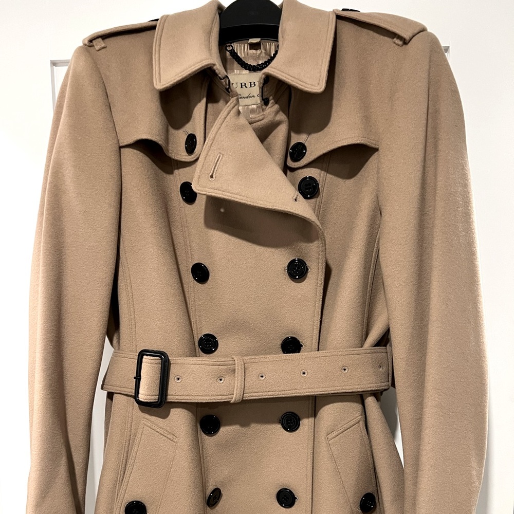 Burberry wool trench coat